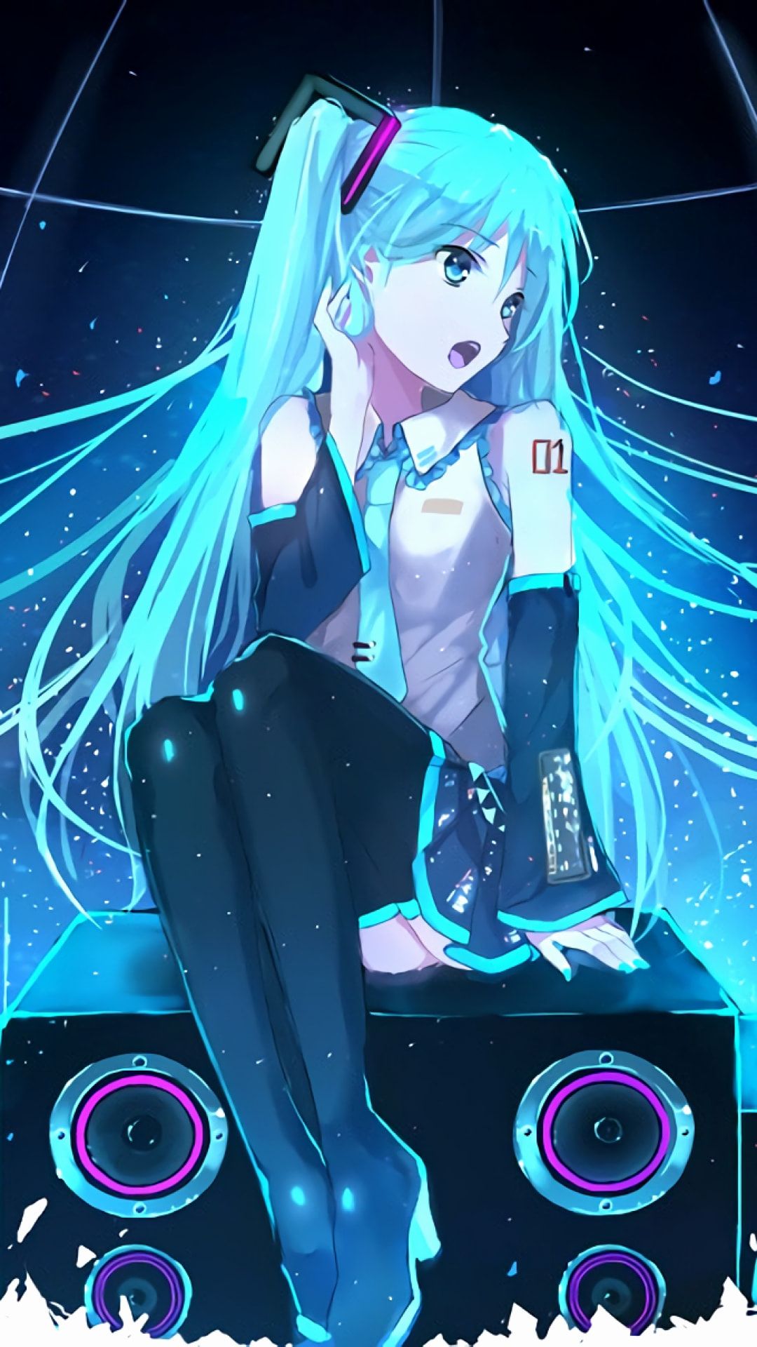 wallpapers Hatsune Miku Wallpaper Anime Kawaii Hd Android miku hatsune vocaloid