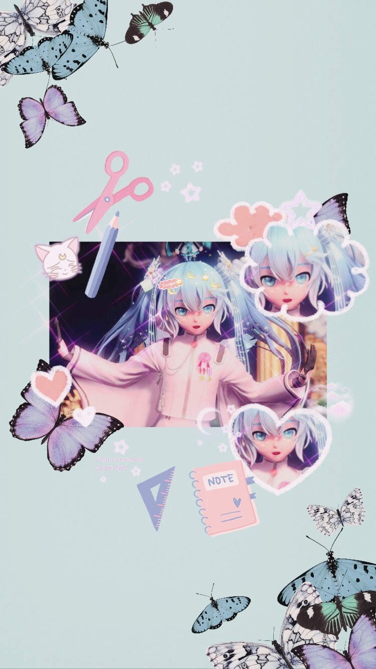 pix Hatsune Miku Wallpaper Phone Aesthetic 1125x2436 hatsune miku vocaloid anime