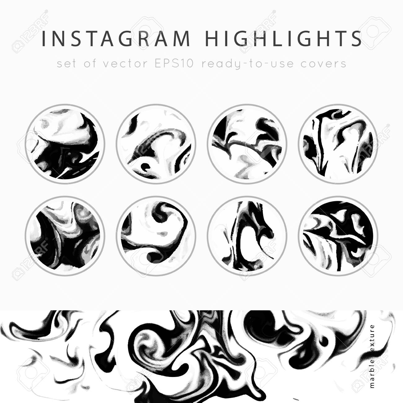 picture Highlight Icons Instagram Artsy White Background good vibes instagram highlight icons