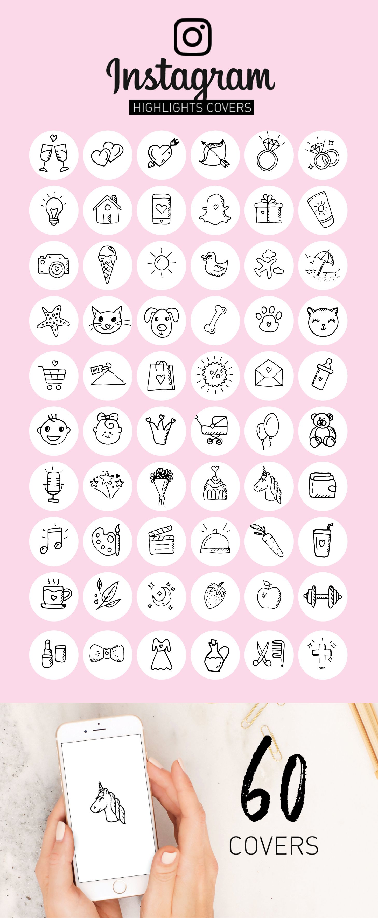 photo Highlight Icons Instagram Artsy White Background instagram prints instagram highlight icons