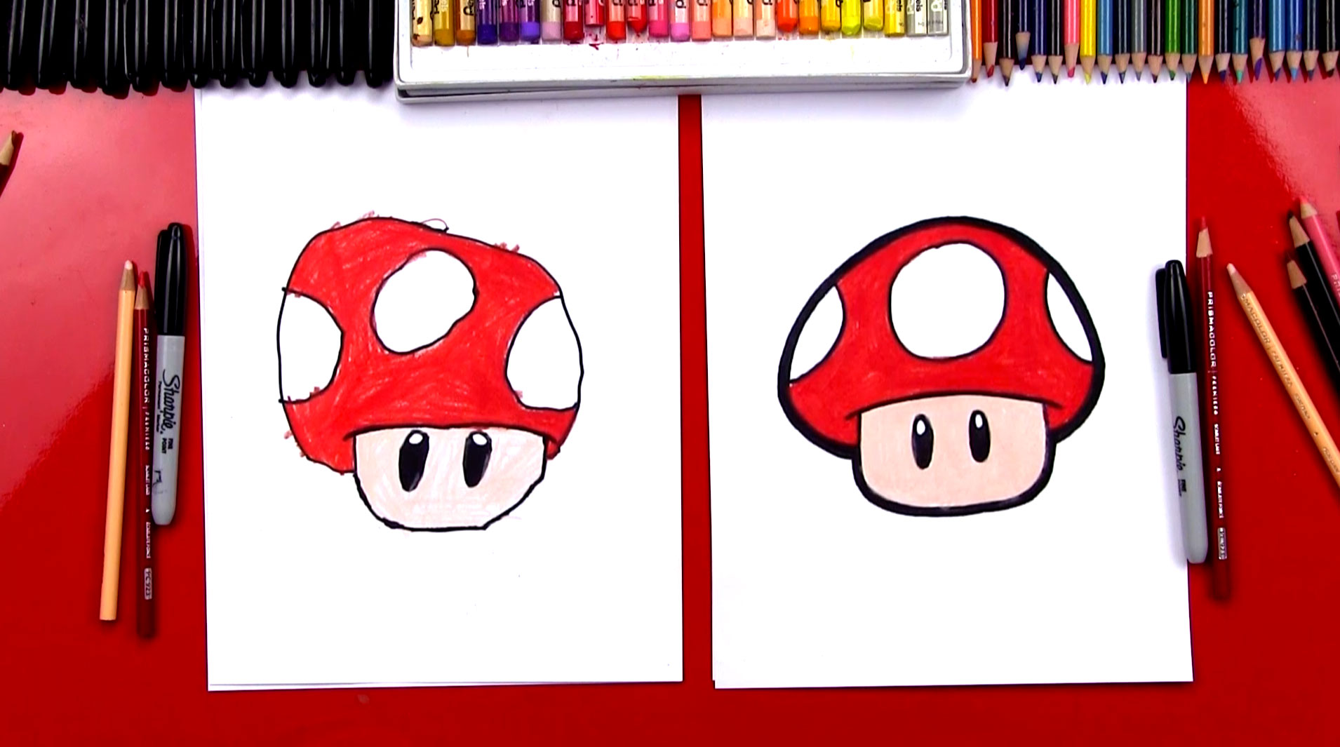 wallpapers How To Draw Mario Mushroom Step By Step drawing super mario s mushroom toad