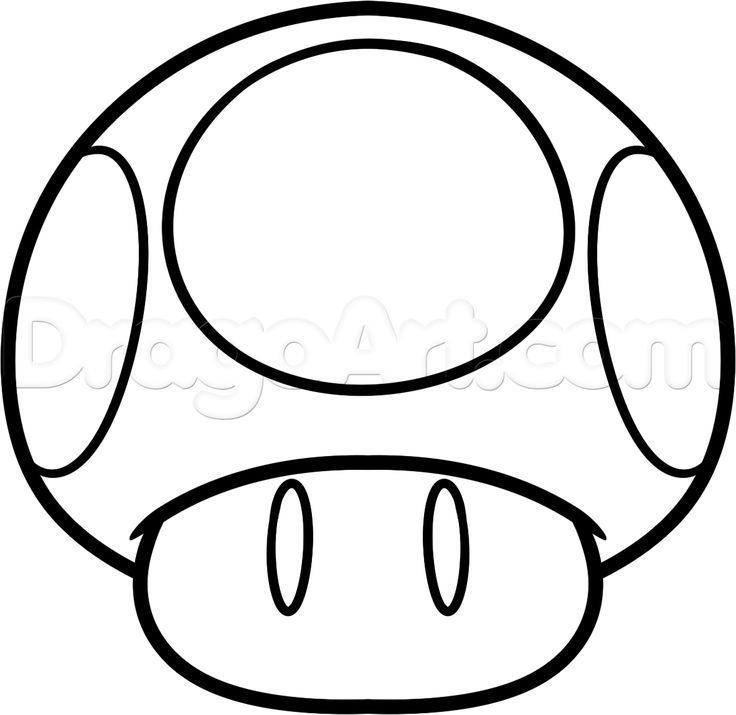 picture How To Draw Super Mario Mushroom how to draw super mario bros mushroom