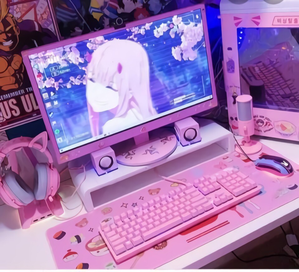 picture Kawaii Computer Setup 123 images about gamer girl setup