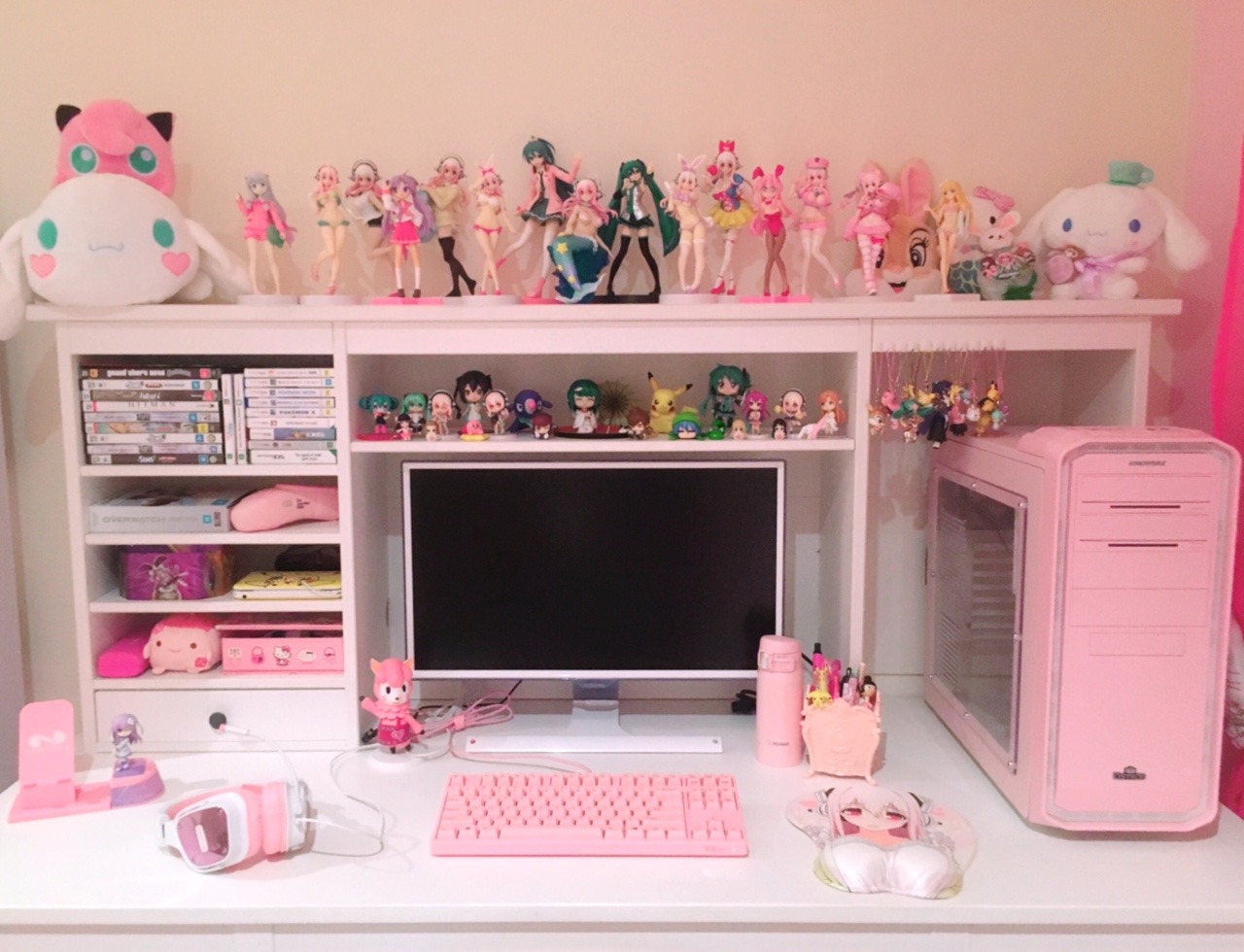 pics Kawaii Computer Setup my cute pink stream gaming setup