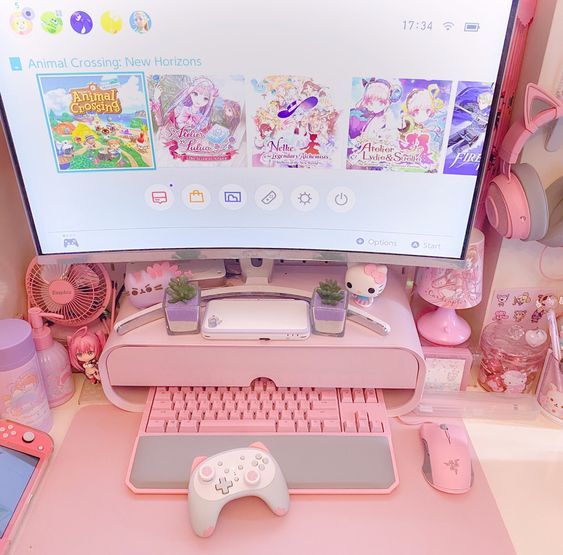 wallpapers Kawaii Gaming Setup Accessories 53 kawaii gaming accessories ideas