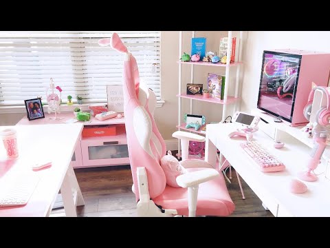 photo Kawaii Gaming Setup Room kawaii gamer girl room setup 60 pink