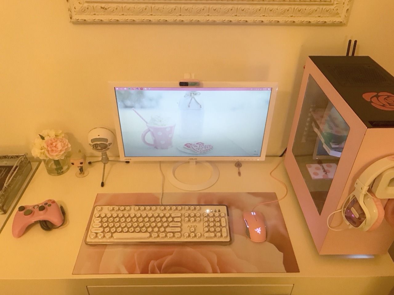 pics Kawaii Pc Gaming Setup my lil kawaii gaming corner uwu
