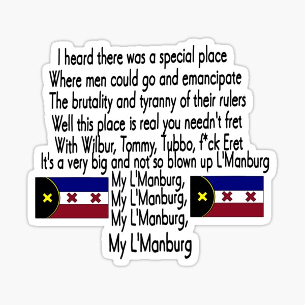 pix L'manburg Anthem redbubble