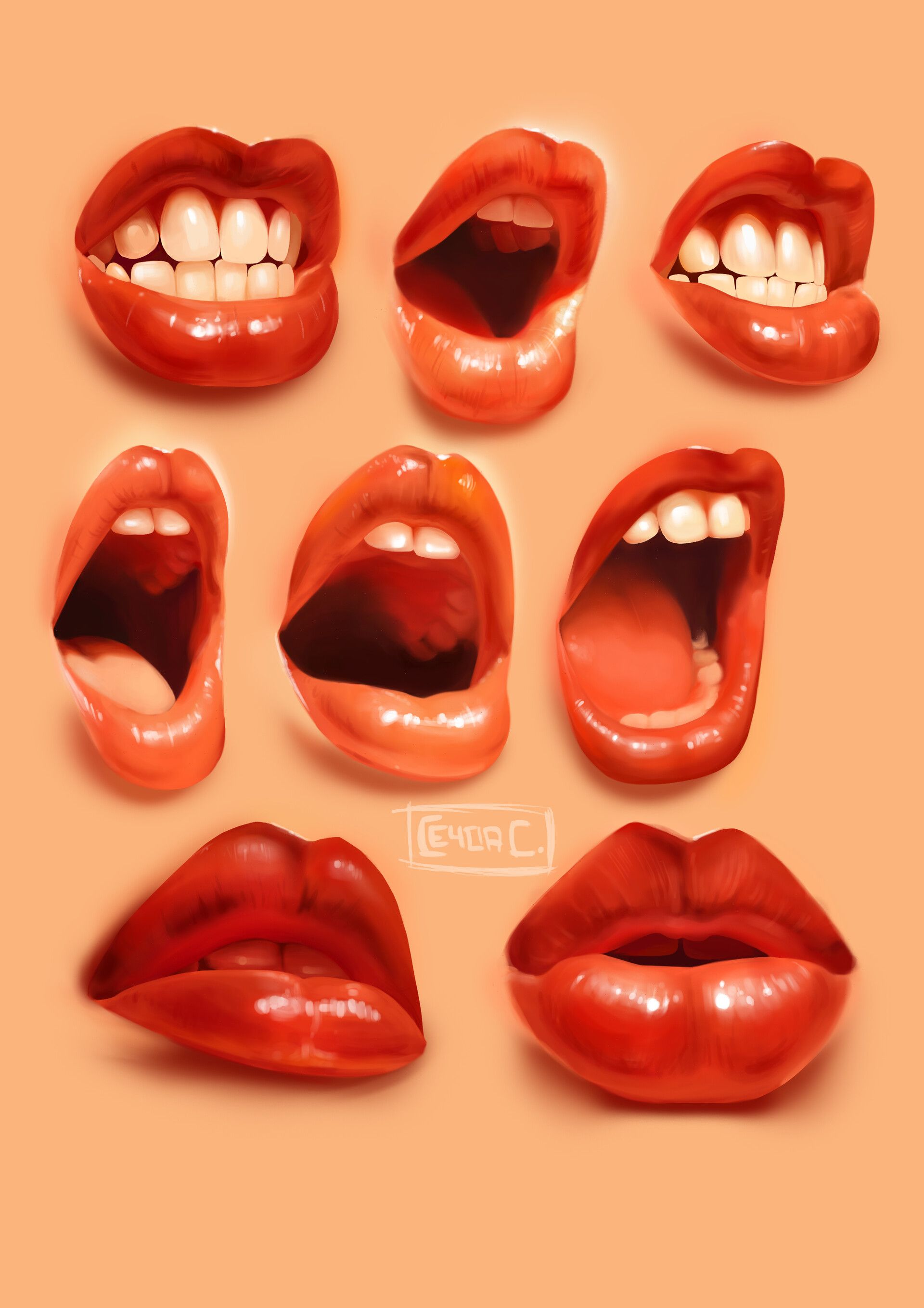 pics Lips Drawing Reference Aesthetic lip art lips painting