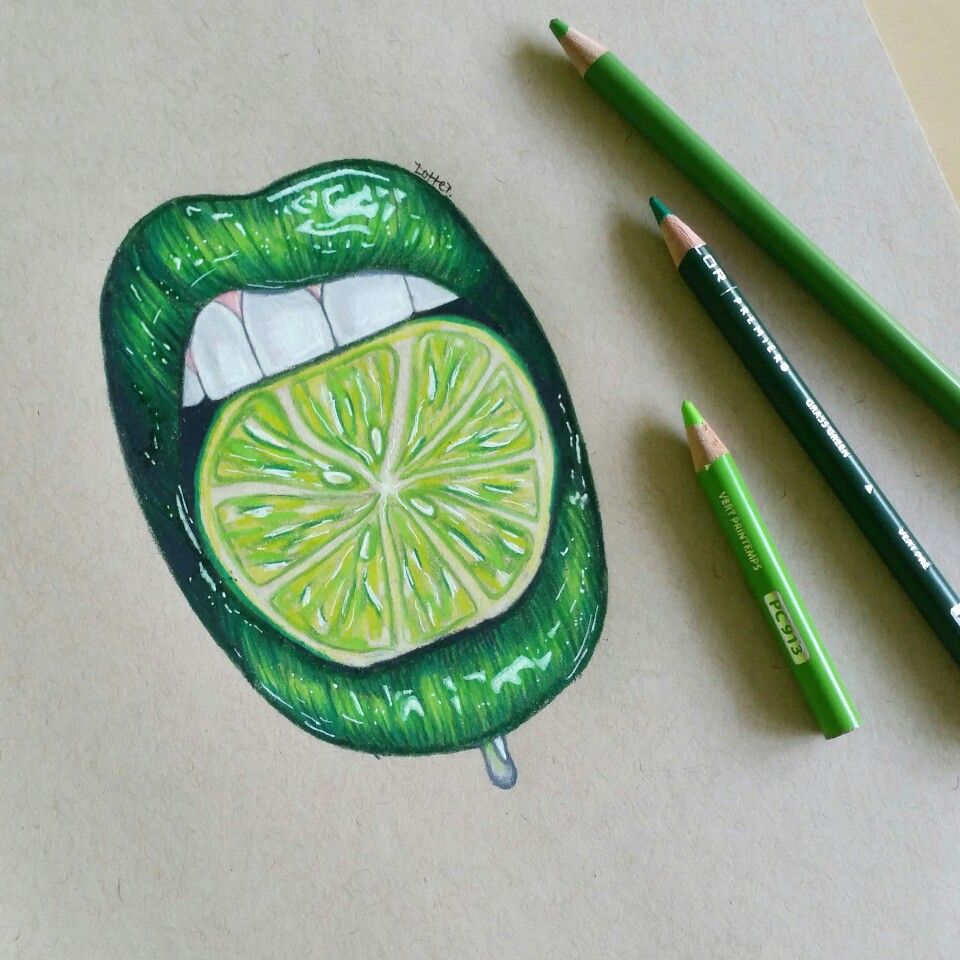 photo Lips Drawing Reference Lime drawing lime lips youtube