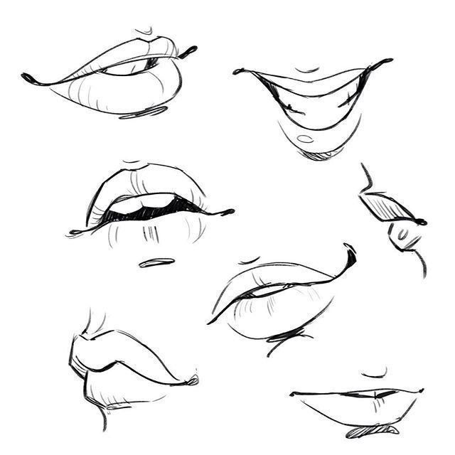 wallpapers Lips Reference Sketch lips drawing reference and sketches for