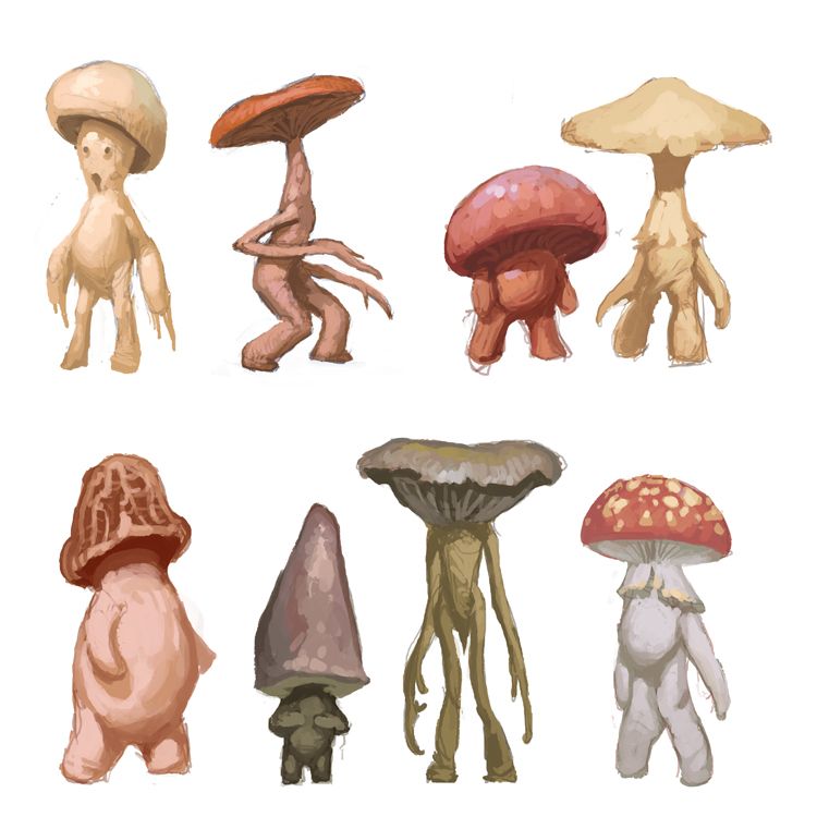 Featured image of post Little Mushroom Person Drawing