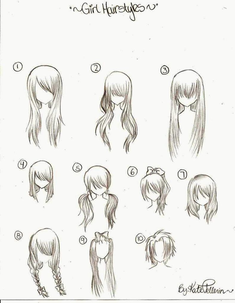 Featured image of post Long Female Anime Hair Styles