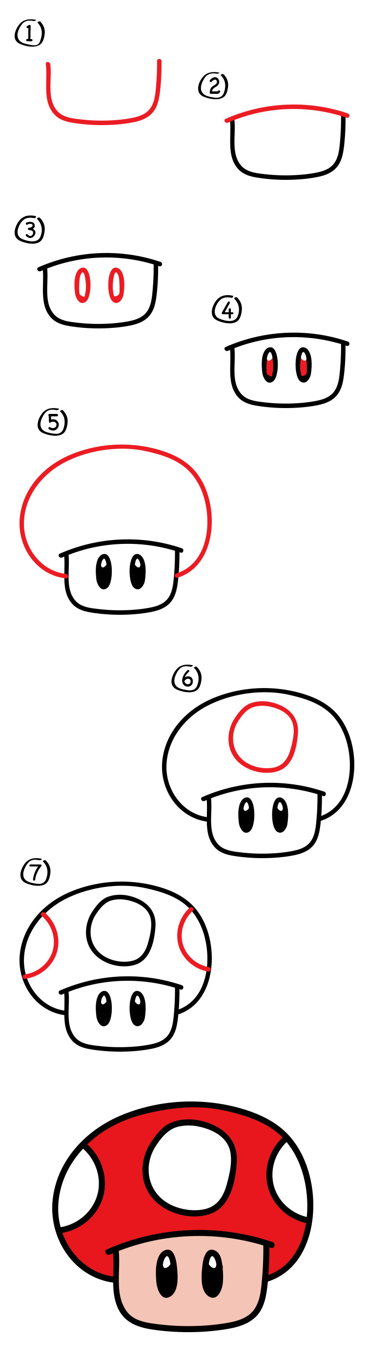 Featured image of post Mario Easy Mushroom Drawing