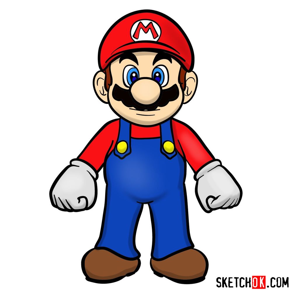 images Mario Pictures To Draw how to draw super mario full body