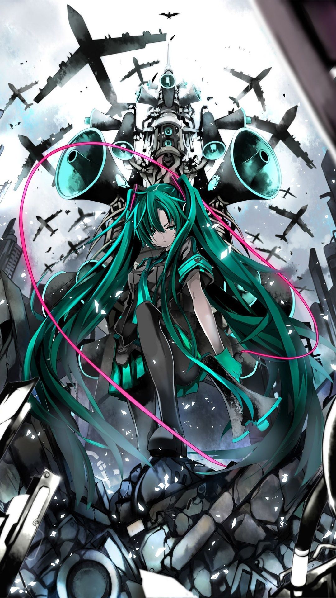 wallpapers Miku Phone Backgrounds hatsune miku phone wallpapers