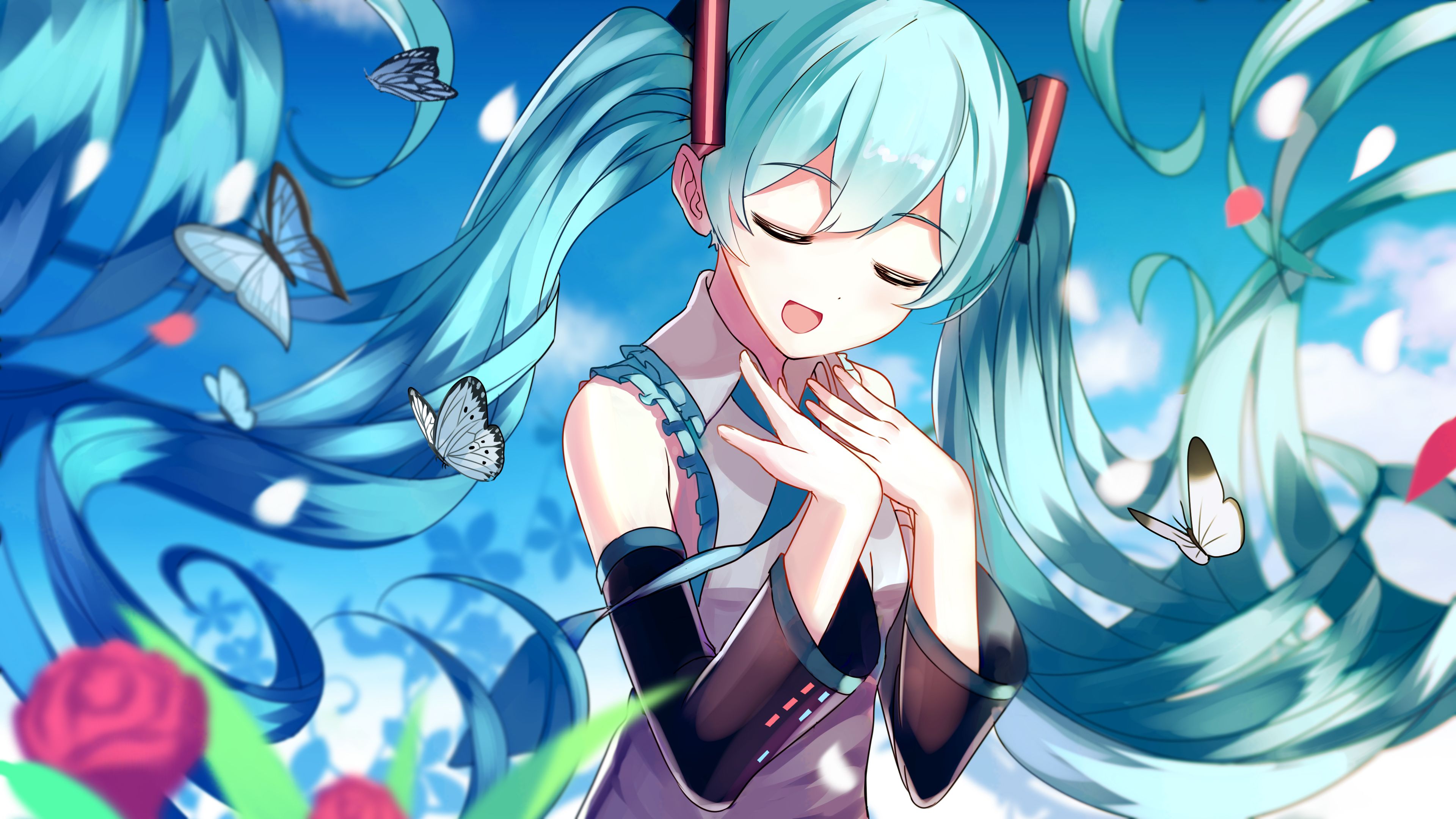 pics Miku Wallpaper Pc free download miku hatsune twin tail