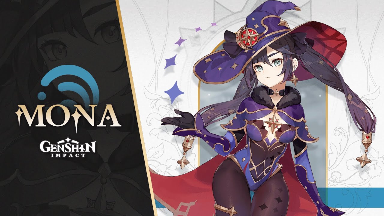 photo Mona Genshin Impact Card genshin impact wiki fandom