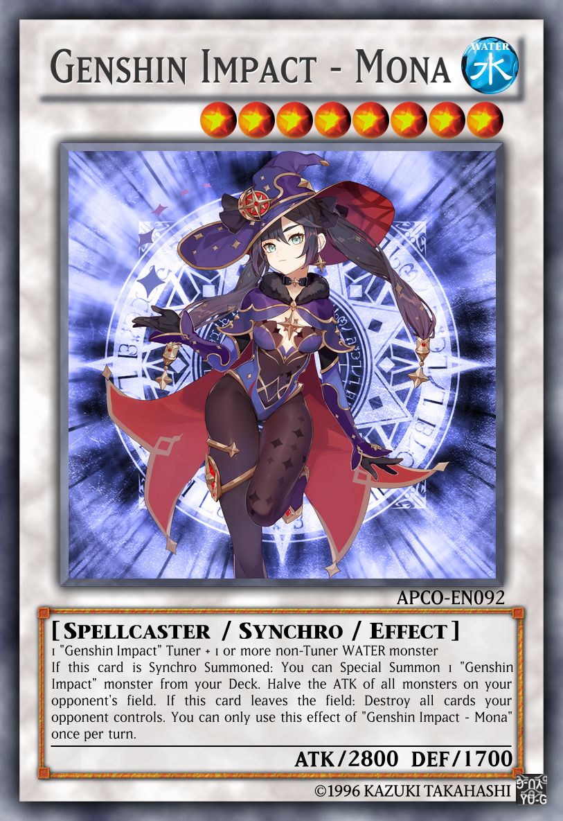 wallpapers Mona Genshin Impact Card genshin impact mona guide the best