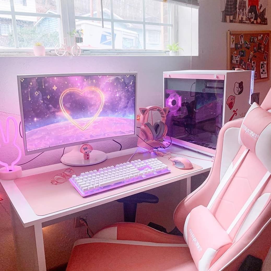 Featured image of post Monitor Kawaii Cute Gaming Setup