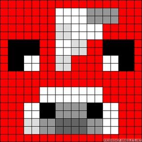 picture Mooshroom Pixel Art mooshroom creation 1161