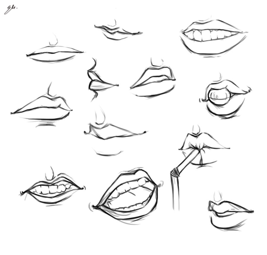 wallpapers Mouth Reference Drawing Smile pin on drawings mouth drawing