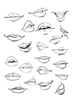 photo Mouth Reference Drawing Smile lips drawing