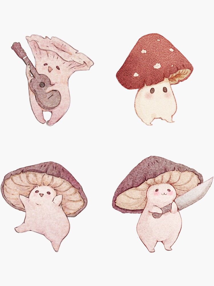 picture Mushroom Person Drawing redbubble