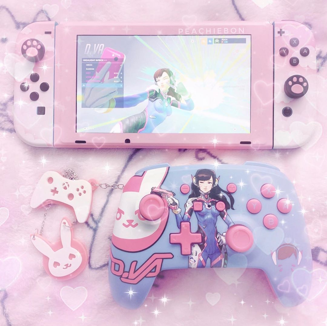 wallpapers Pastel Pink Gamer Aesthetic fairykeis my gaming tools pink