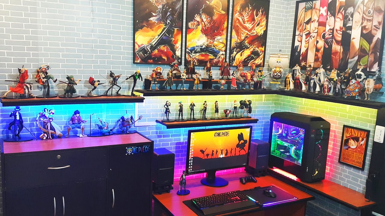 pics Pc Setup Anime Gaming Room gamer room decor gaming room setup