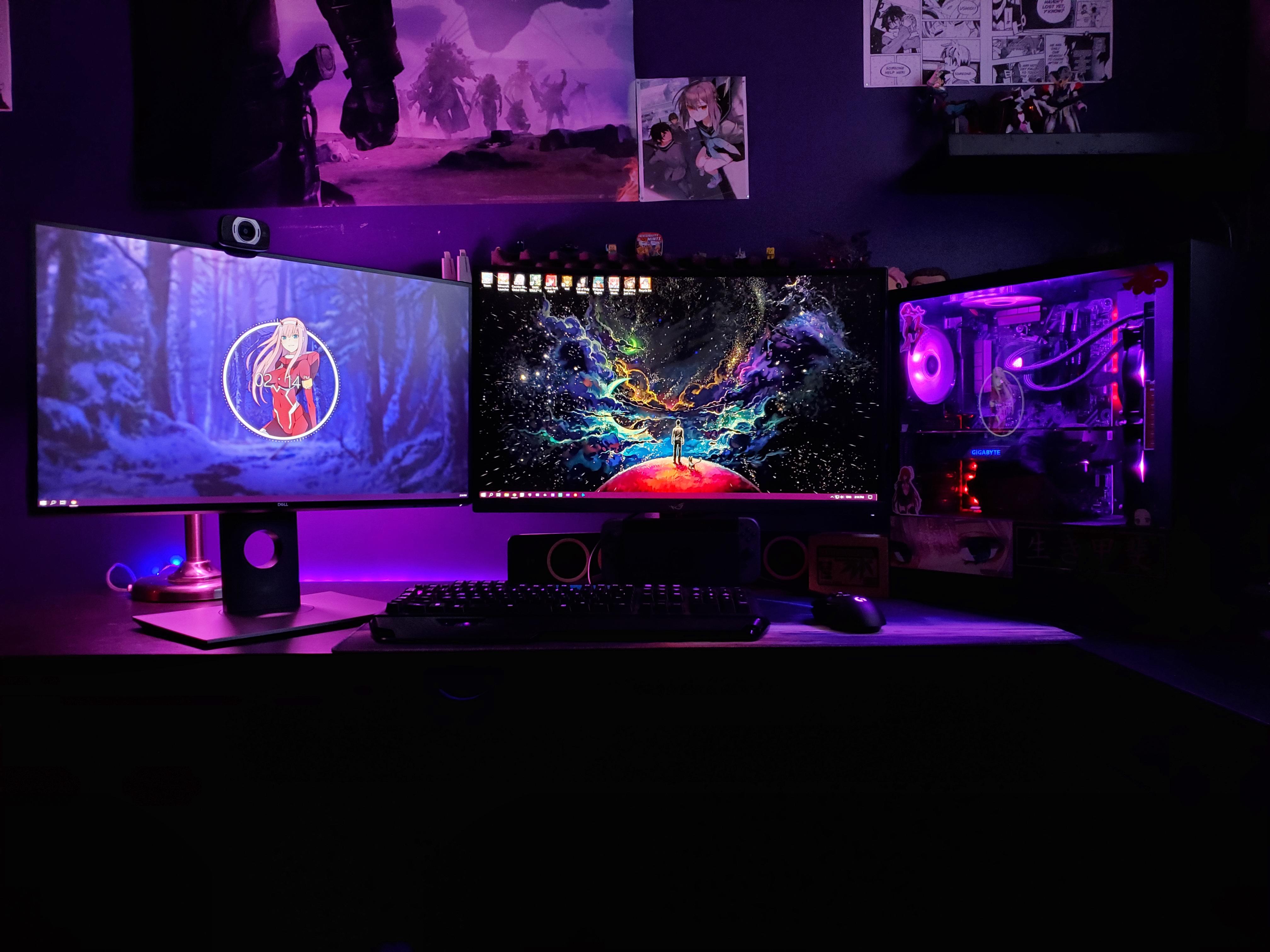 images Pc Setup Gaming Anime anime gaming setup monitor anime