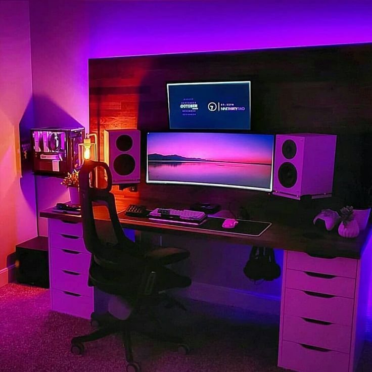 pics Pc Setup Gaming Anime anime themed set up computer setup