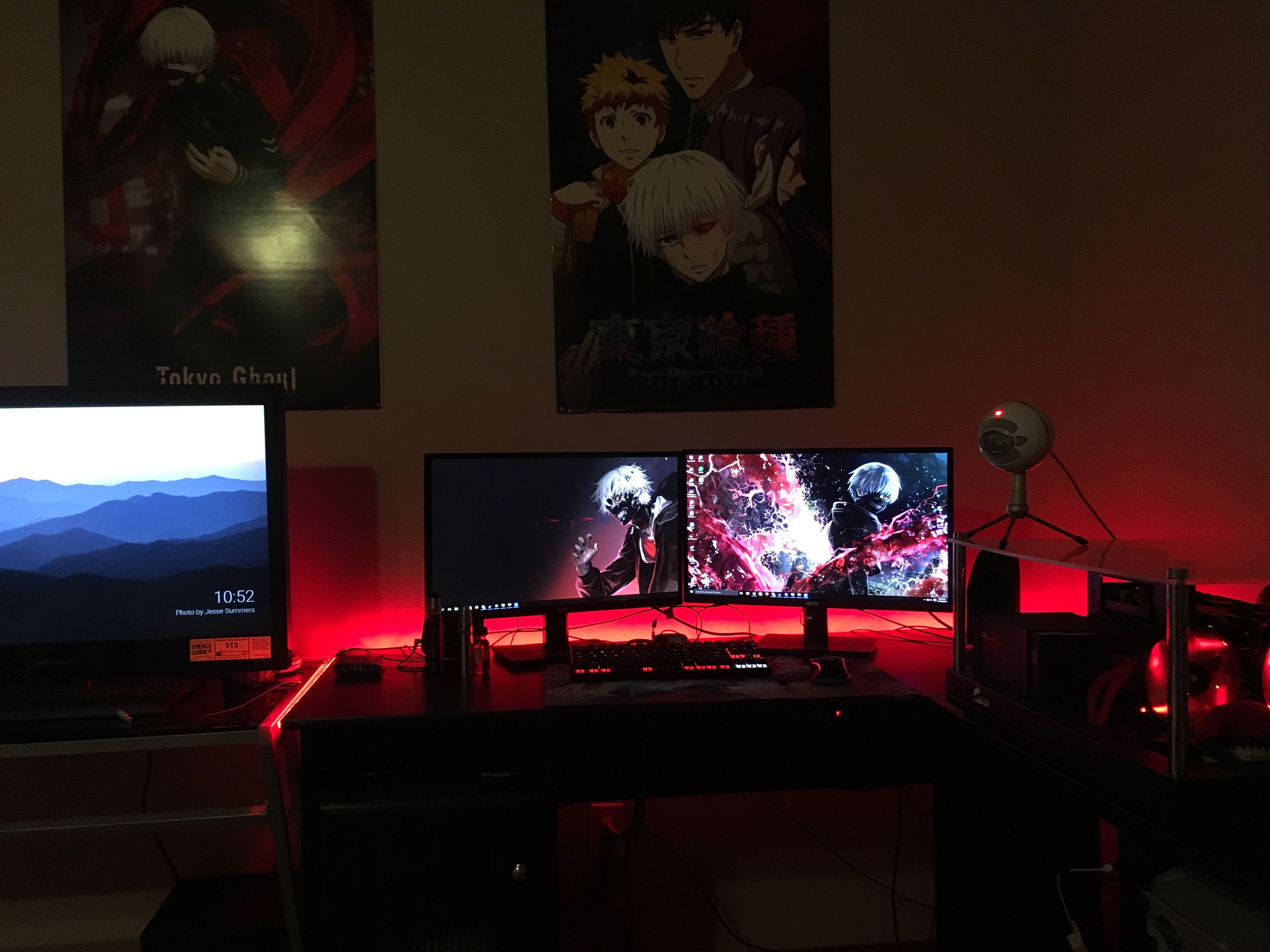 picture Pc Setup Gaming Anime pc desk setup on twitter pcdesksetup