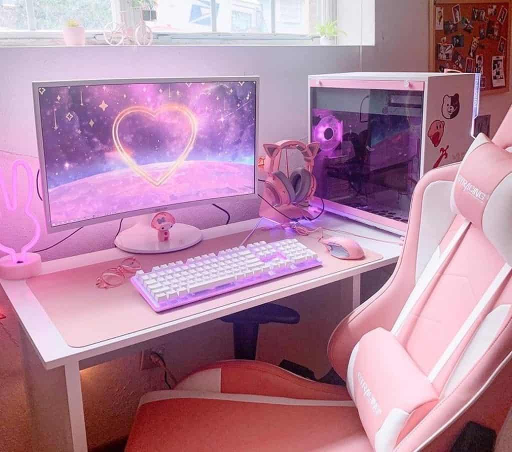 pix Pink Gaming Setup List 33 fabulous looking pink gaming setup