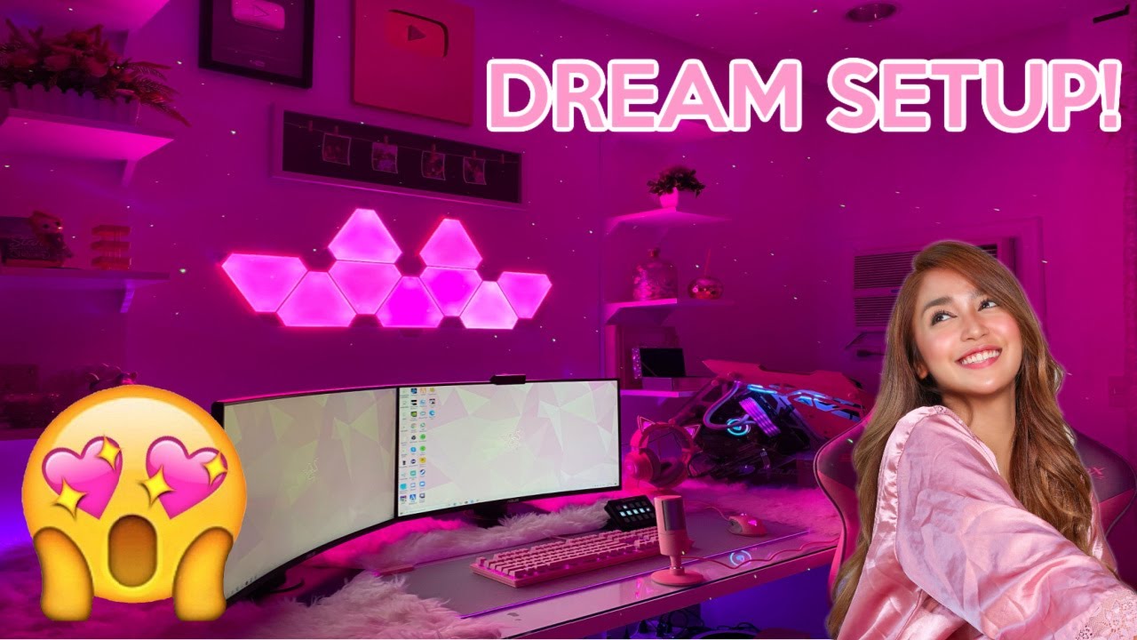 pix Pink Gaming Setup Room 20 pink pc battlestation theme for