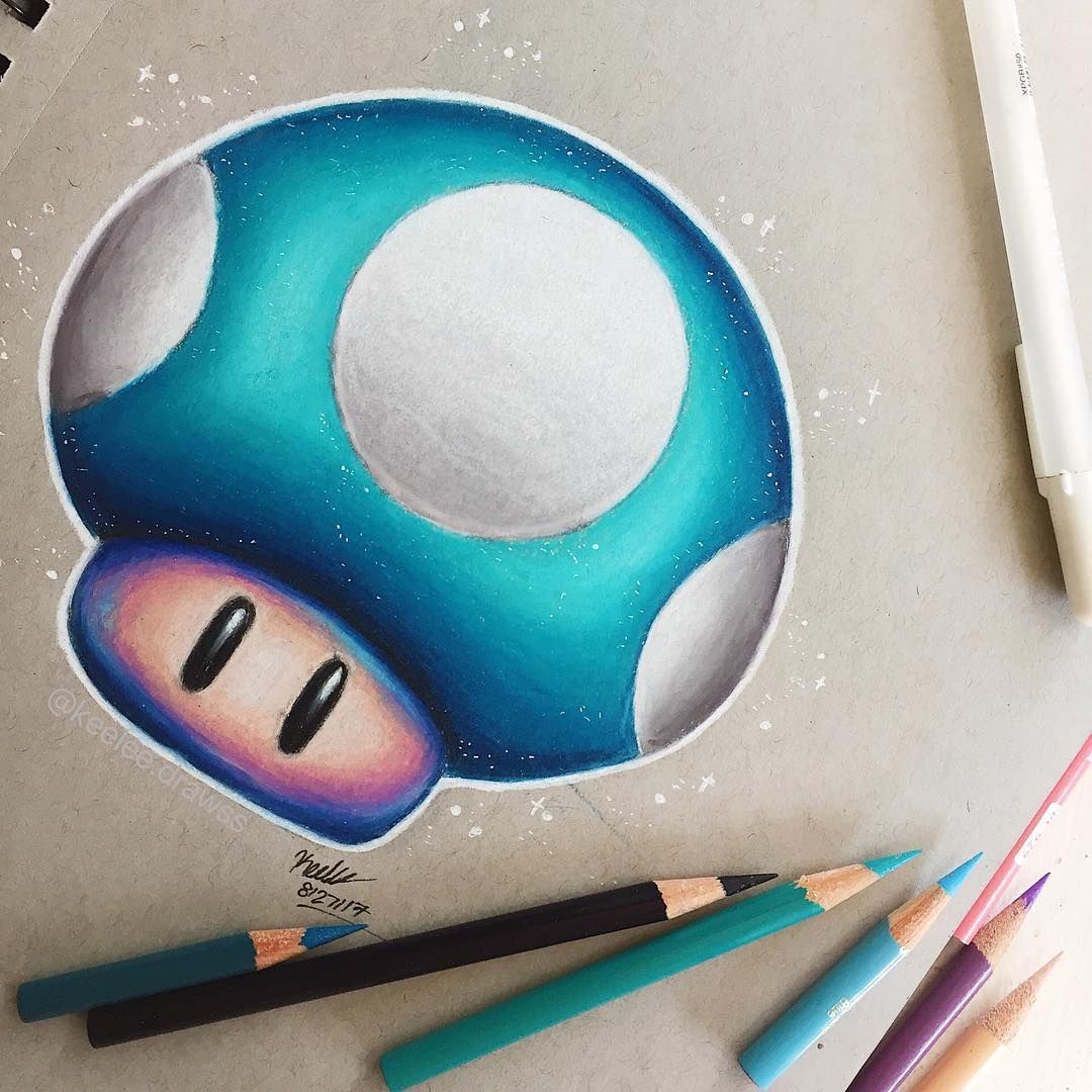 pics Realistic Mario Mushroom Drawing realistic mario mushroom by kalapusa on
