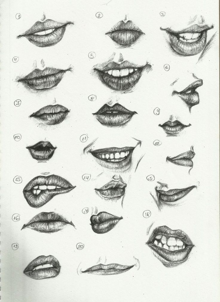pic Realistic Mouth Reference Drawing lips drawing art drawings sketches