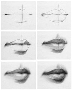wallpapers Realistic Mouth Reference Drawing pinterest