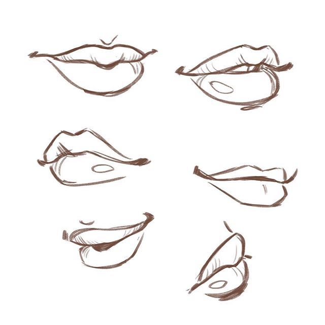 pics Simple Mouth Reference Drawing art reference poses