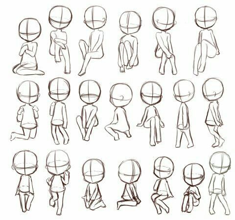 pic Sitting Pose Reference Chibi chibi poses reference chibi base set