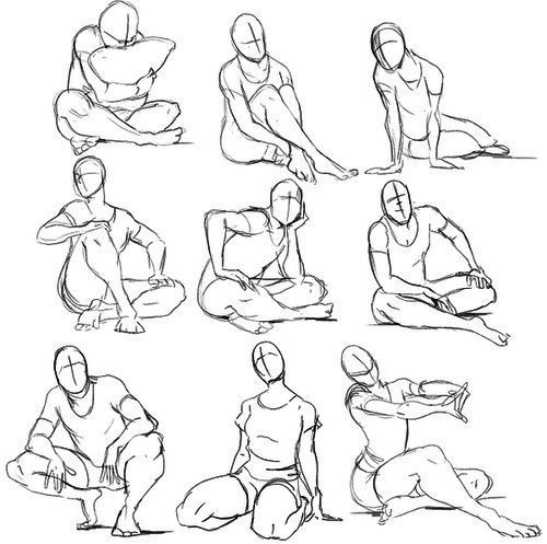 pics Sitting Pose Reference Pinterest art reference poses