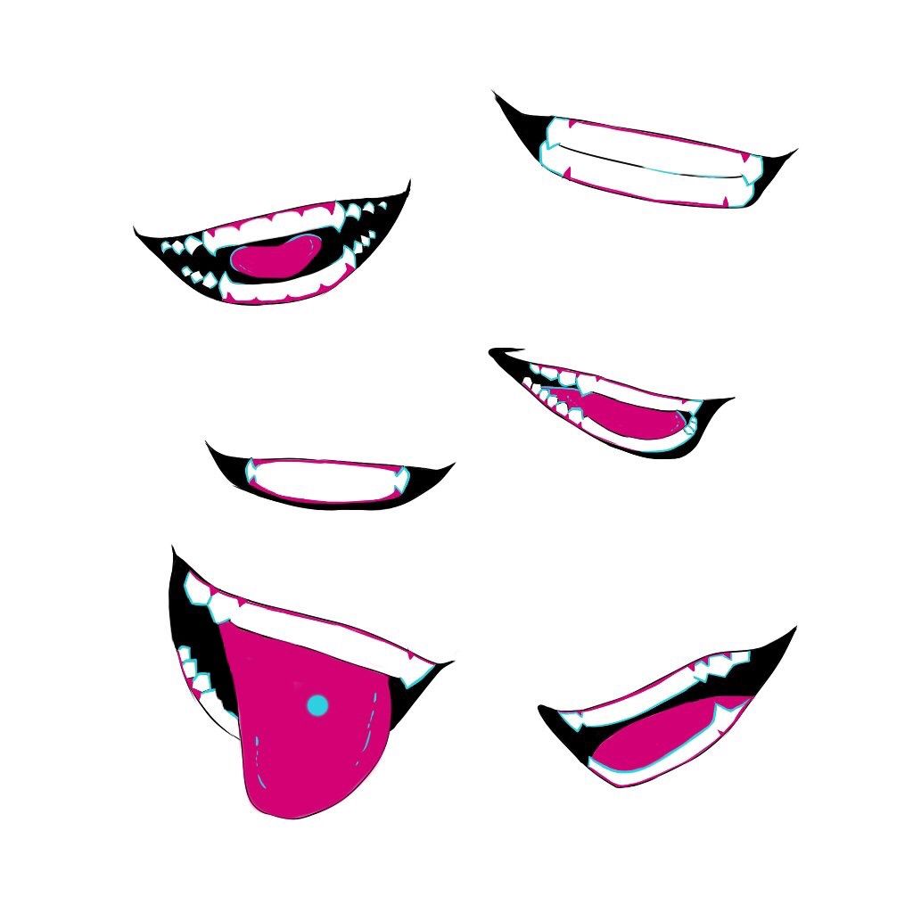 pics Smile Anime Mouth Drawing Reference anime drawings tutorials mouth drawing