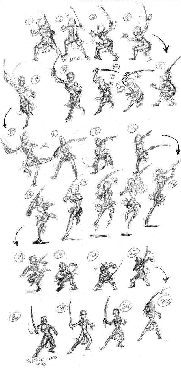 images Stance Sword Poses Reference 900 people to draw ideas in 2021