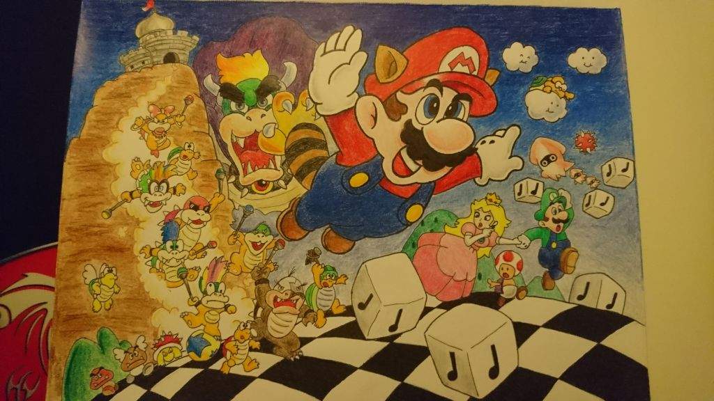 picture Super Mario Bros 3 Drawing mario bros para colorear