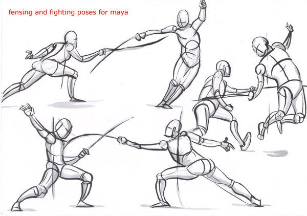 photo Sword Pose Reference Male pose study sword single male by