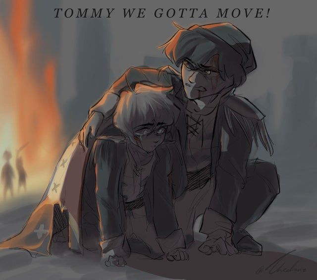 pix Tommyinnit Fanart L'manburg Sad what if tommy just snap tommyinnit