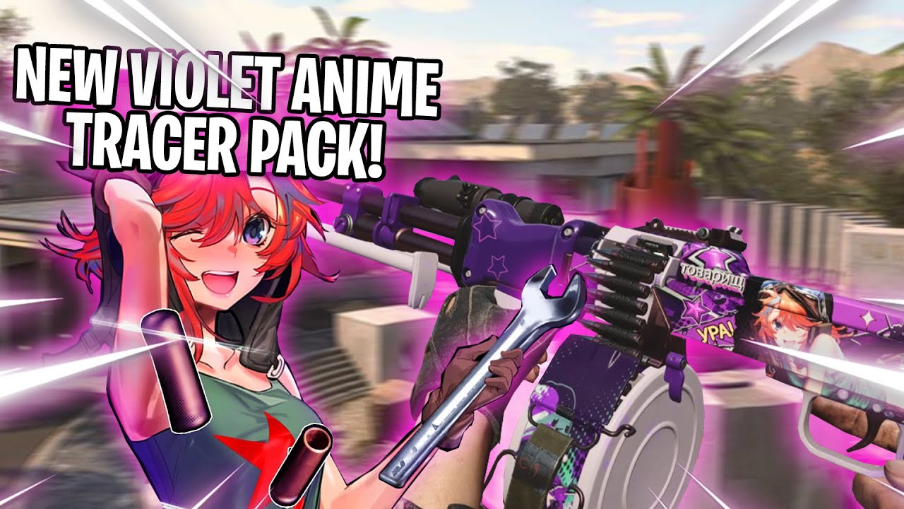 photo Tracer Pack Violet Anime Warzone the new tracer pack violet anime bundle in cold war showcase new violet tracer fire